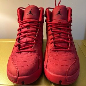 Air Jordan 12 red on red (grade school size 7)